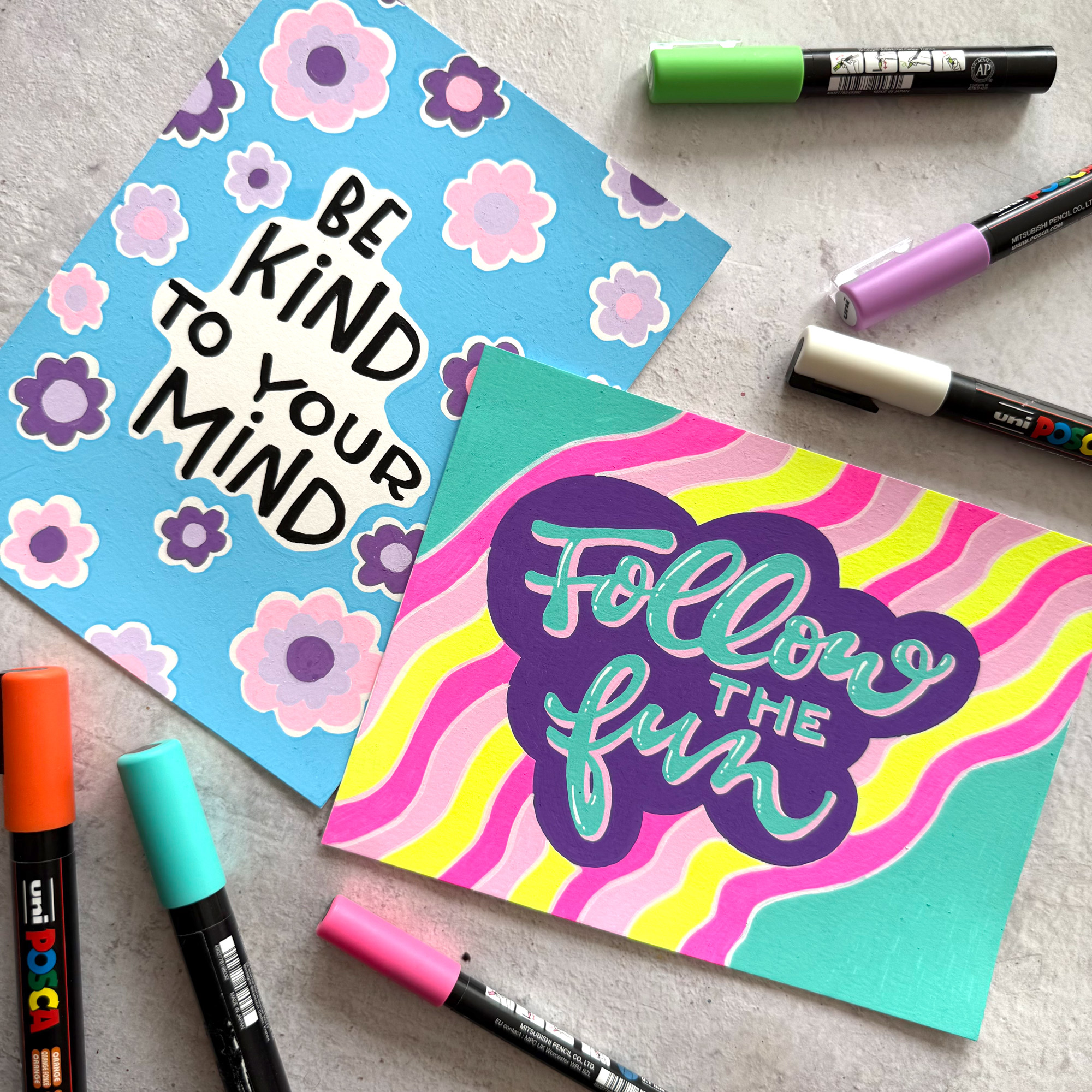 Acrylmarker Lettering
